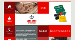 Desktop Screenshot of preservativosamor.com